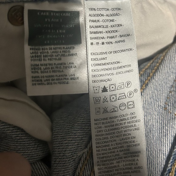 NWT Levi's 501 Patchwork Floral 150th Anniversary Women's 26L High Rise Jeans - Picture 9 of 10